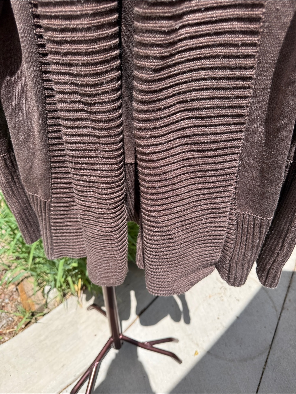 Heavy Weight Inc Knit Cardigan Sweater View 3